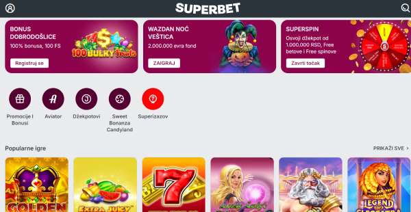 Superbet bonusi za Aviator